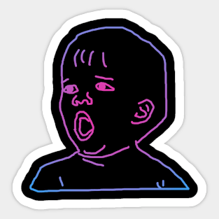 Funny Kid Sticker